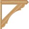Ekena Millwork Olympic Arts & Crafts Rough Sawn Outlooker, Western Red Cedar, 8"W x 42"D x 42"H OUT08X42X42OLY03RWR - alternate 3